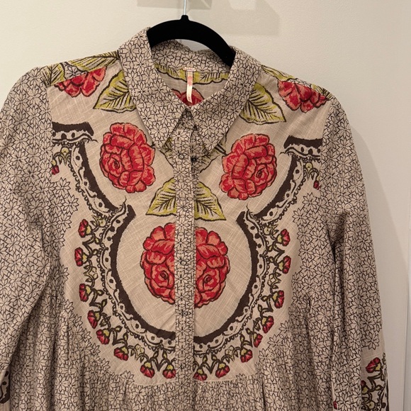 Free People Smell the Roses tunic dress - Picture 3 of 7